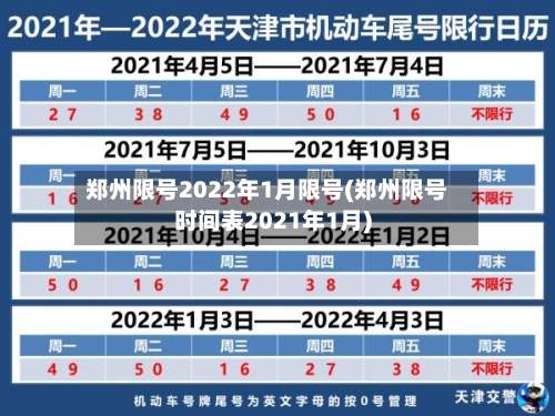 郑州限号2022年1月限号(郑州限号时间表2021年1月)-第3张图片