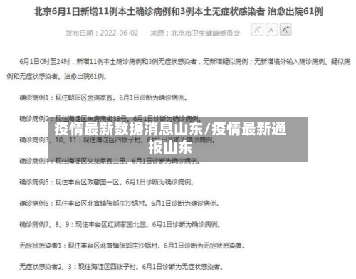 疫情最新数据消息山东/疫情最新通报山东-第3张图片