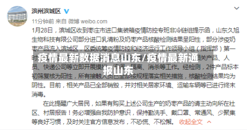 疫情最新数据消息山东/疫情最新通报山东