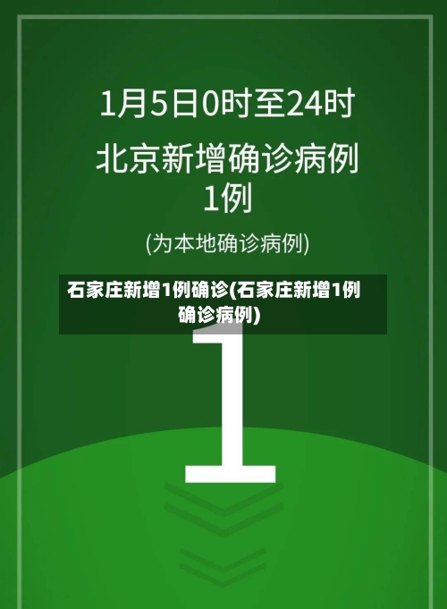 石家庄新增1例确诊(石家庄新增1例确诊病例)-第2张图片