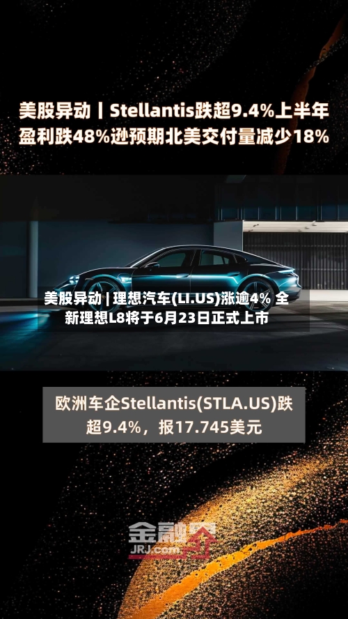 美股异动 | 理想汽车(LI.US)涨逾4% 全新理想L8将于6月23日正式上市-第2张图片