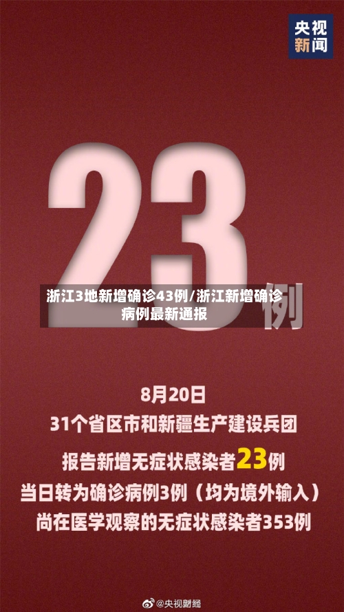 浙江3地新增确诊43例/浙江新增确诊病例最新通报-第2张图片