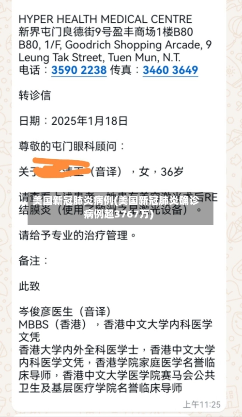 美国新冠肺炎病例(美国新冠肺炎确诊病例超3767万)