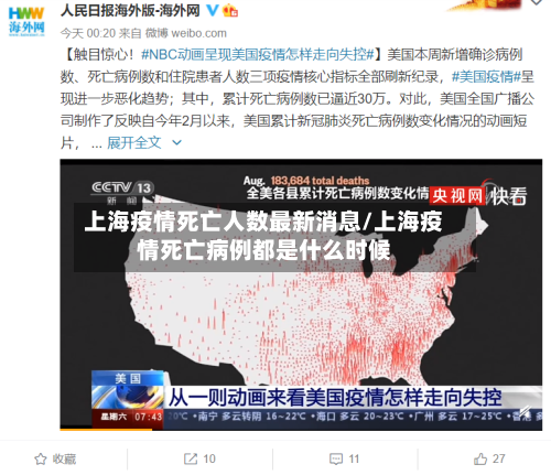 上海疫情死亡人数最新消息/上海疫情死亡病例都是什么时候