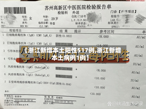【浙江新增本土阳性517例,浙江新增本土病例1例】-第2张图片
