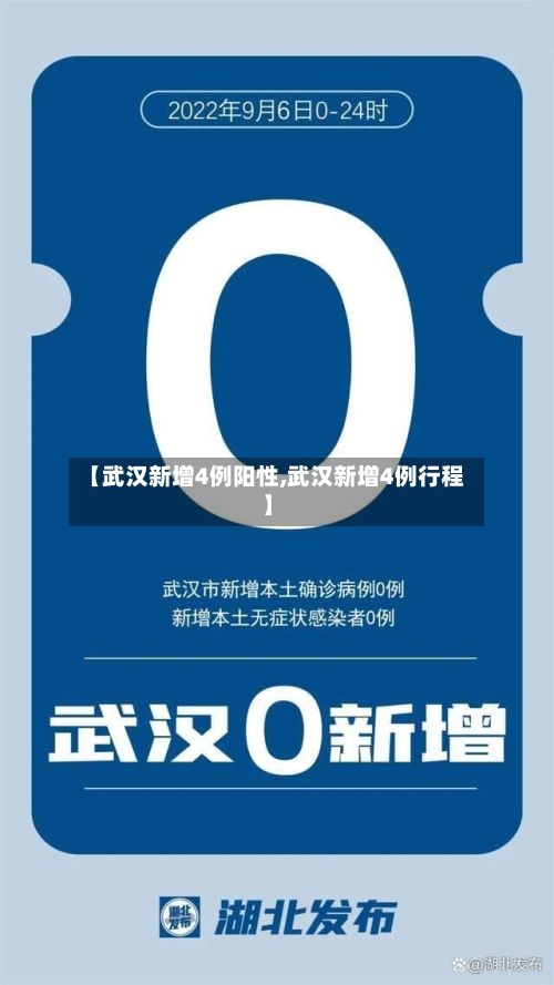 【武汉新增4例阳性,武汉新增4例行程】
