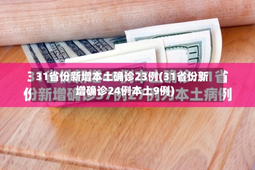 31省份新增本土确诊23例(31省份新增确诊24例本土9例)
