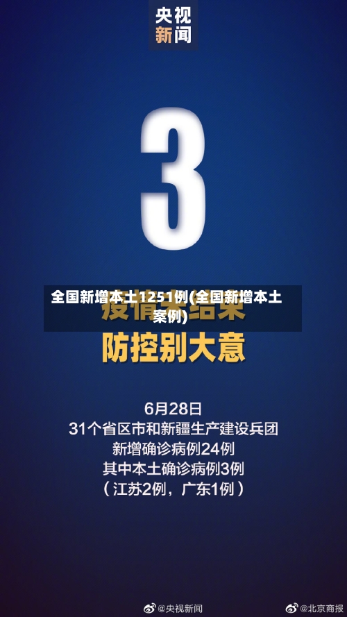 全国新增本土1251例(全国新增本土案例)-第2张图片