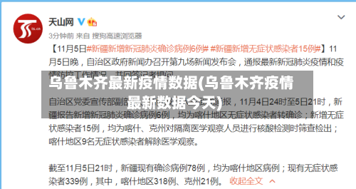 乌鲁木齐最新疫情数据(乌鲁木齐疫情最新数据今天)