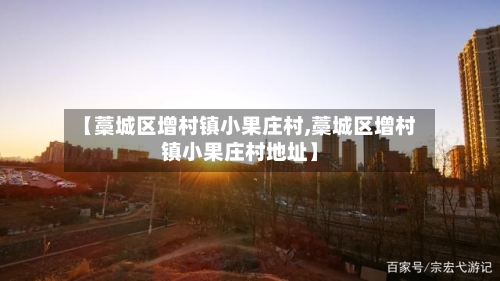 【藁城区增村镇小果庄村,藁城区增村镇小果庄村地址】
