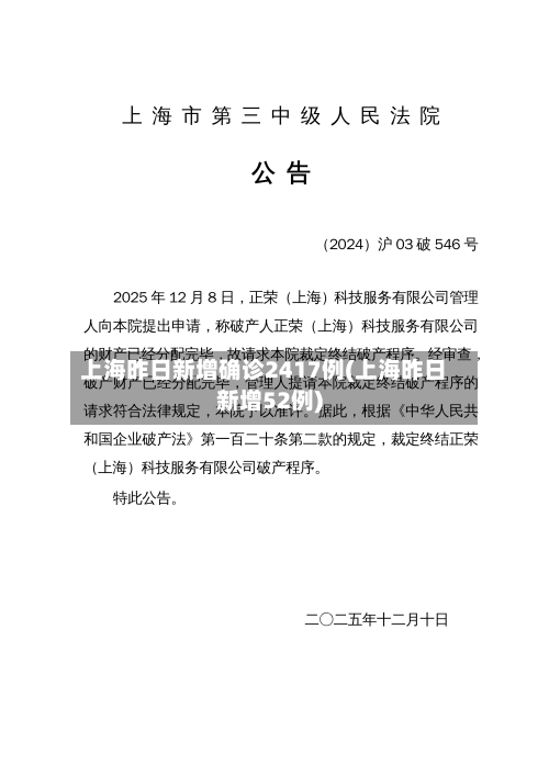 上海昨日新增确诊2417例(上海昨日新增52例)-第2张图片