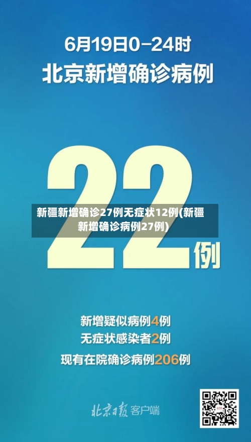 新疆新增确诊27例无症状12例(新疆新增确诊病例27例)
