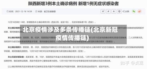 北京疫情涉及多条传播链(北京新冠疫情传播链)-第3张图片