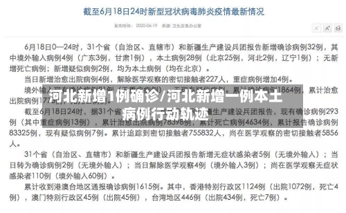 河北新增1例确诊/河北新增一例本土病例行动轨迹-第3张图片