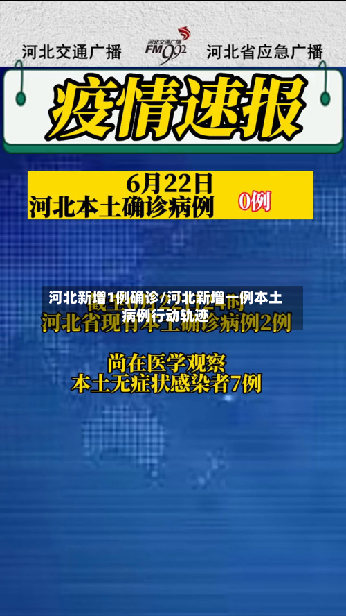 河北新增1例确诊/河北新增一例本土病例行动轨迹-第2张图片