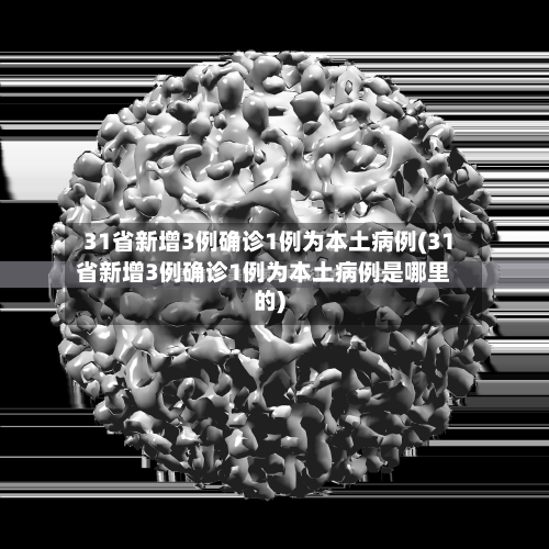 31省新增3例确诊1例为本土病例(31省新增3例确诊1例为本土病例是哪里的)