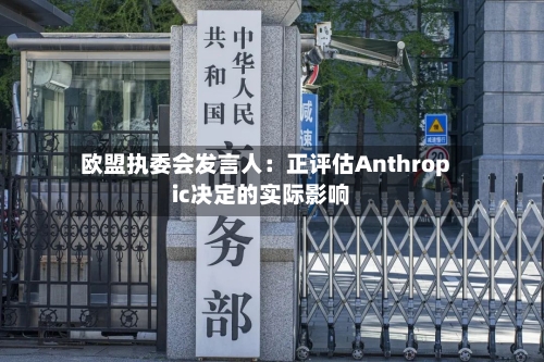 欧盟执委会发言人:正评估Anthropic决定的实际影响-第2张图片