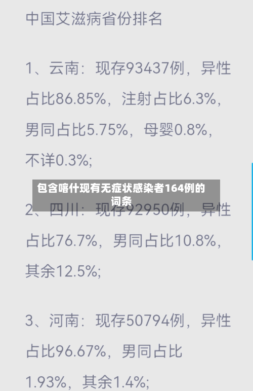包含喀什现有无症状感染者164例的词条-第2张图片