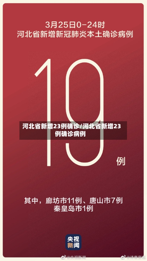 河北省新增23例确诊/河北省新增23例确诊病例