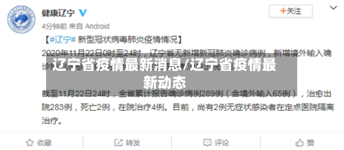 辽宁省疫情最新消息/辽宁省疫情最新动态-第3张图片