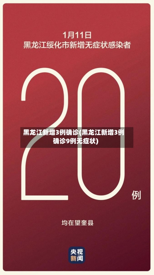 黑龙江新增3例确诊(黑龙江新增3例确诊9例无症状)-第2张图片
