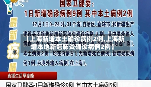 【上海新增本土确诊病例2例,上海新增本地新冠肺炎确诊病例2例】-第2张图片