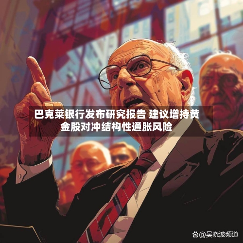 巴克莱银行发布研究报告 建议增持黄金股对冲结构性通胀风险