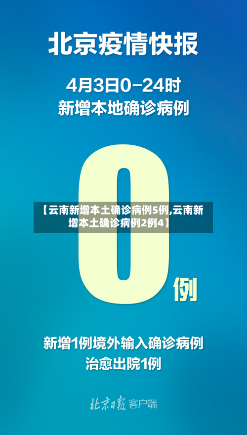 【云南新增本土确诊病例5例,云南新增本土确诊病例2例4】