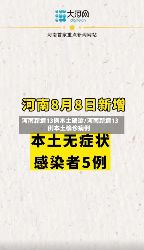 河南新增13例本土确诊/河南新增13例本土确诊病例-第2张图片