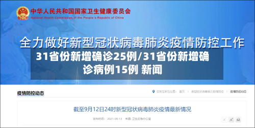 31省份新增确诊25例/31省份新增确诊病例15例 新闻