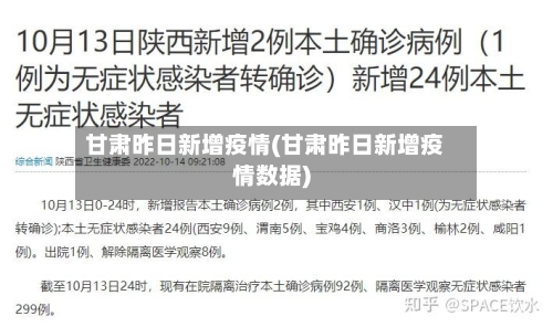甘肃昨日新增疫情(甘肃昨日新增疫情数据)-第2张图片