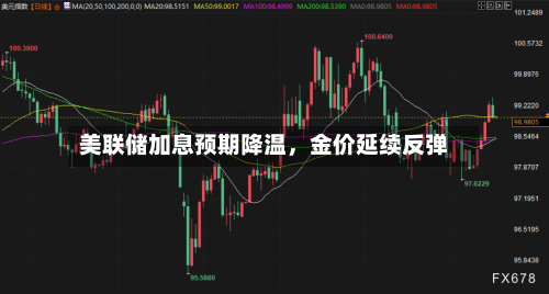 美联储加息预期降温，金价延续反弹