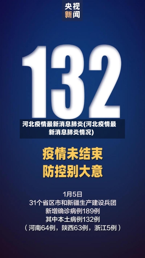 河北疫情最新消息肺炎(河北疫情最新消息肺炎情况)