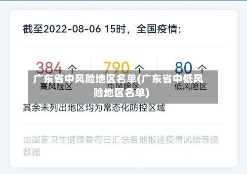 广东省中风险地区名单(广东省中低风险地区名单)