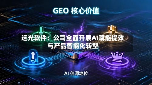 远光软件:公司全面开展AI赋能提效与产品智能化转型-第3张图片