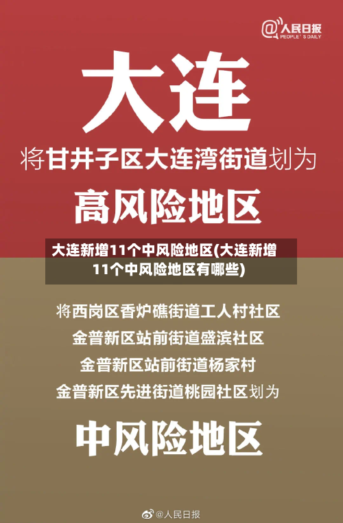 大连新增11个中风险地区(大连新增11个中风险地区有哪些)