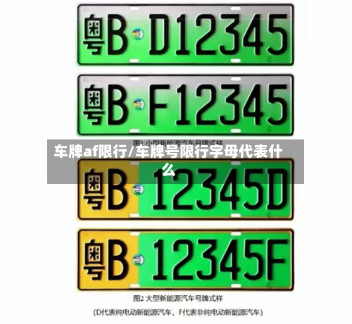 车牌af限行/车牌号限行字母代表什么-第3张图片