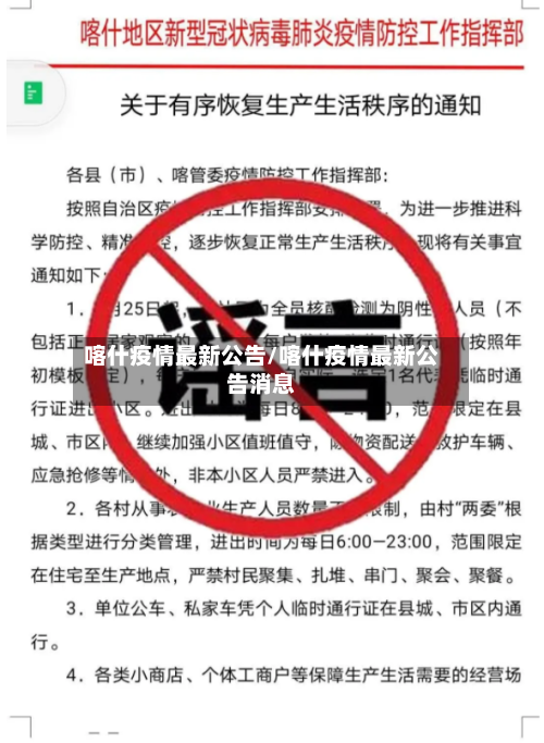 喀什疫情最新公告/喀什疫情最新公告消息-第2张图片