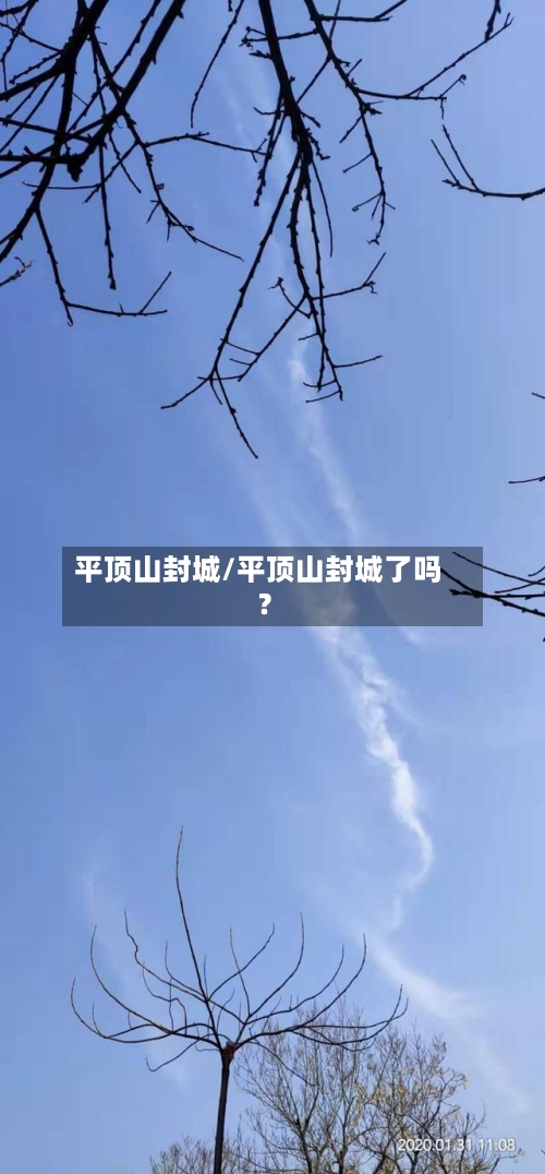 平顶山封城/平顶山封城了吗?-第2张图片