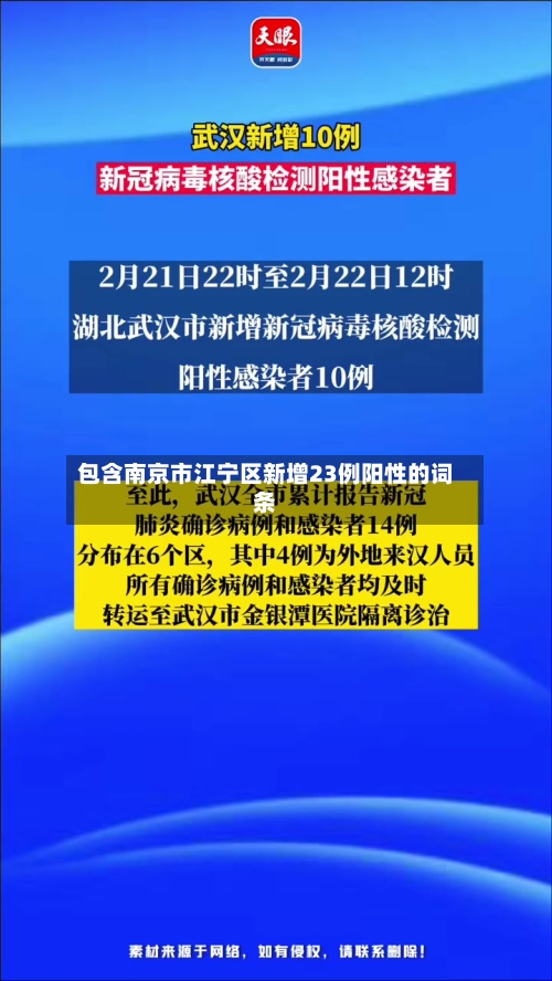 包含南京市江宁区新增23例阳性的词条-第2张图片