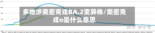 多地涉奥密克戎BA.2变异株/奥密克戎o是什么意思-第2张图片