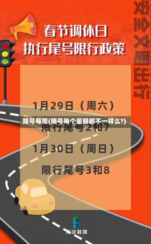 限号每周(限号每个星期都不一样么?)