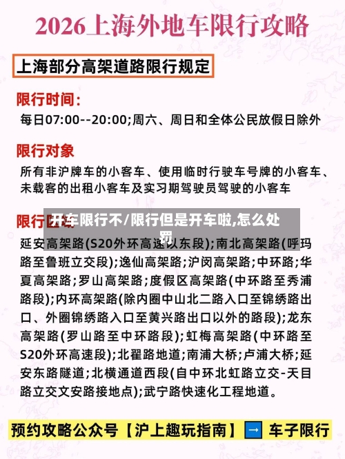 开车限行不/限行但是开车啦,怎么处罚