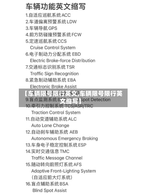 【车辆限号限行英文,车辆限号限行英文缩写】-第2张图片