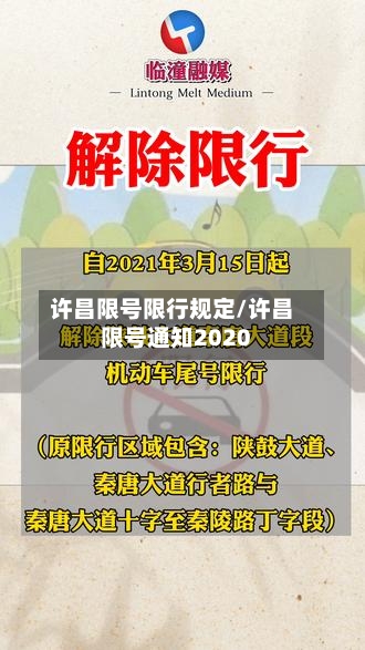 许昌限号限行规定/许昌限号通知2020