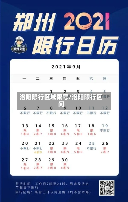 洛阳限行区域限号/洛阳限行区间