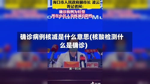 确诊病例核减是什么意思(核酸检测什么是确诊)