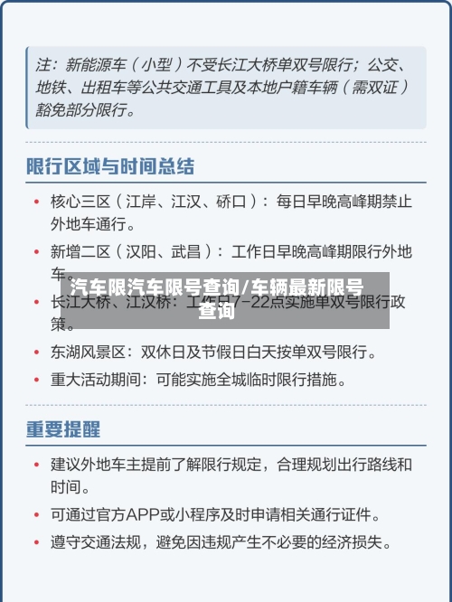 汽车限汽车限号查询/车辆最新限号查询-第3张图片