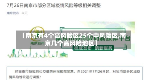 【南京有4个高风险区25个中风险区,南京几个高风险地区】-第2张图片