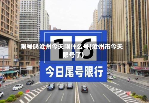 限号吗沧州今天限什么号(沧州市今天限号了)